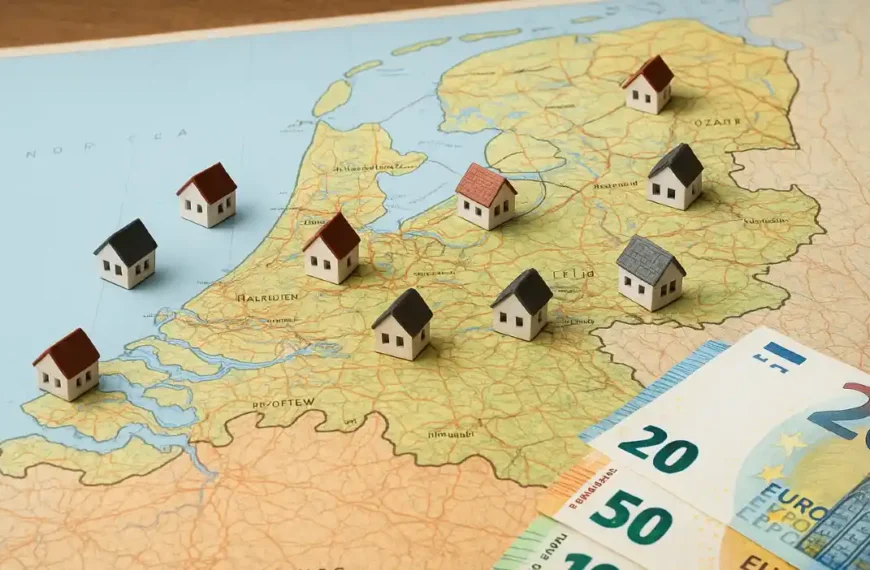 gemiddelde huizenprijs per provincie