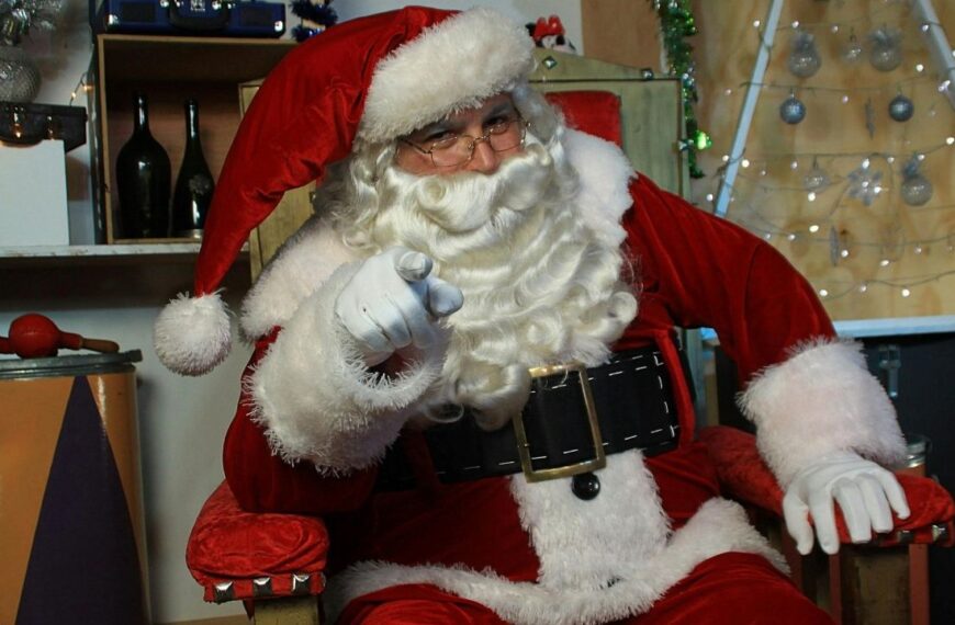 salaris kerstman winkelcentrum